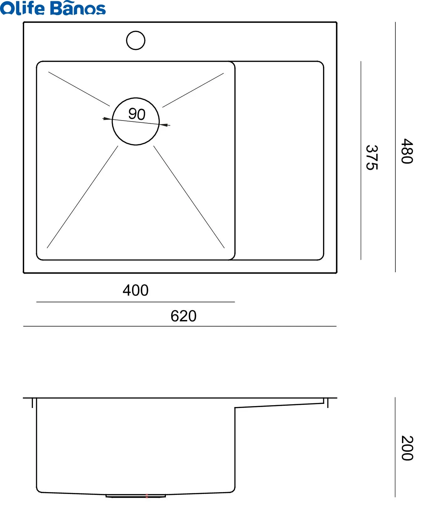 Fashion CE Sus304 Stainless Steel 1.4mm Rose Gold Under Mount Kitchen Handmade Double Sink With Strainer factory