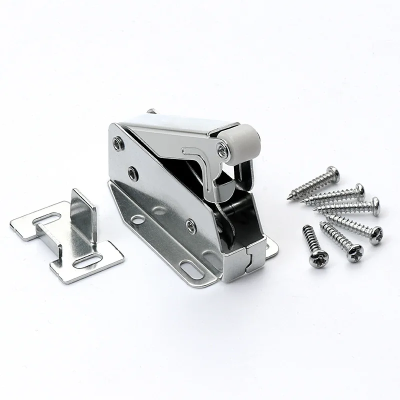 Furniture Cabinet Locking Touch Open Latches Zinc Alloy Kitchen Cabinet Spring Push Open Latch