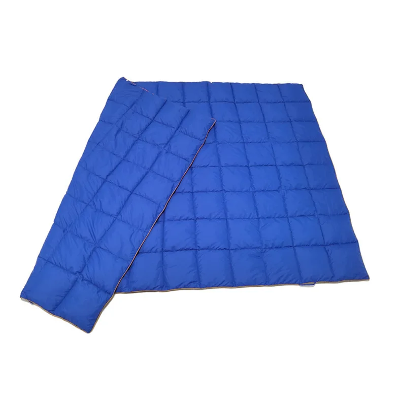 Comfortable Nylon Polyester Adults' Sleeping Bag Envelope Style with Cotton Filling for Winter and Summer Cold Weather