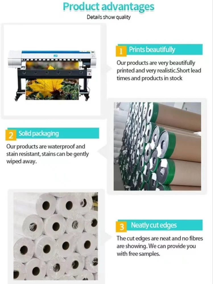 Eco Solvent Glossy Printable Blank Wallpaper For Digital Printing - Buy ...