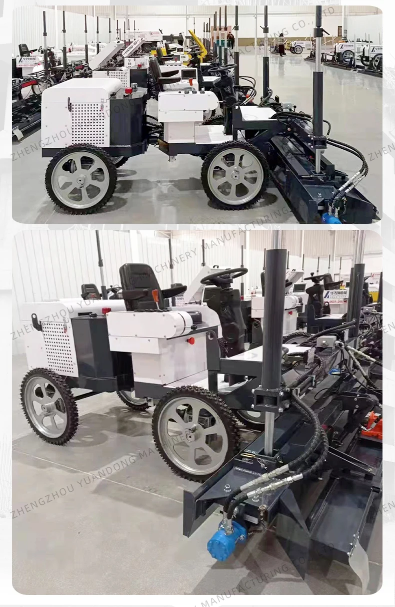 High Efficiency Automatic Floor Self Leveling Laser Screed Machine Laser Concrete Screeding for Road Construction supplier