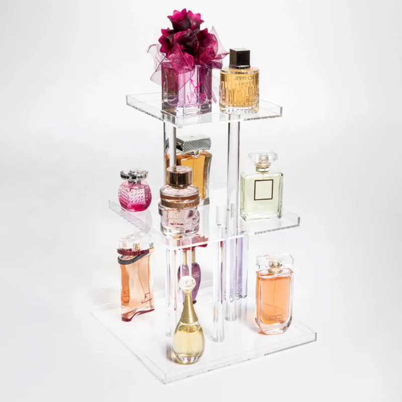 3 Tier Acrylic Perfume Storage Tray Display Rack - Buy Perfume Display ...