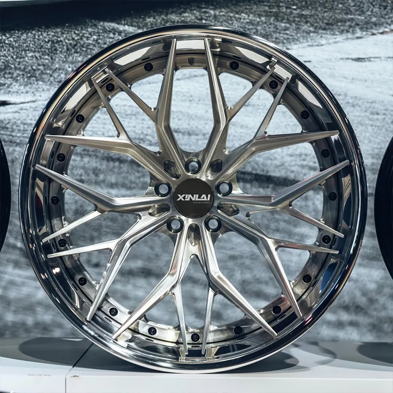 XINLAI 2-piece Custom Forged Wheels 5x120 5x112 5x114.3 Car Alloy Rim for bmw audi Mercedes benz jeep Passenger Car Wheels - Image 5