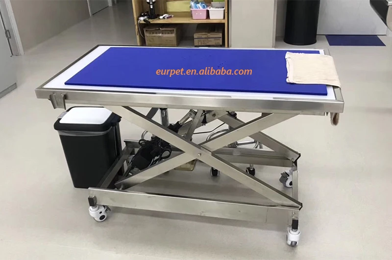 Eurpet Hydraulic Electric Pet Veterinary Animal Operating Table Surgery Vet Bed Veterinary Exam