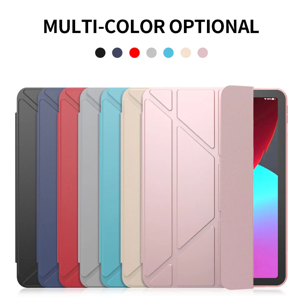 Pure Colour Tablet Case For Ipad Air Pro Mini 10.9 11 2024 22 21 20 18 Lens Protection Cover Frosted Simple Pbk181 Laudtec factory