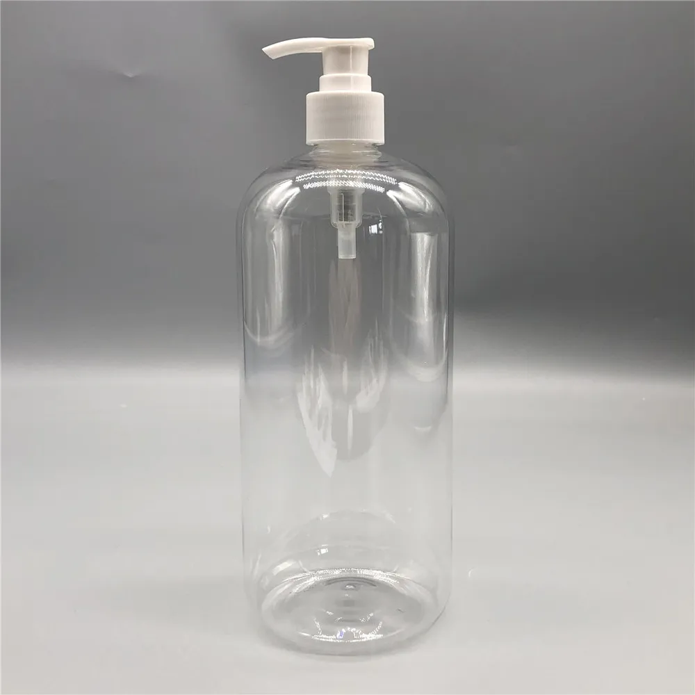 Finepack 1000ml 1 Liter 1L Plastic Bottle for Body Skin Care Packaging and Hair Care Conditional Shampoo Bottle With Pump
