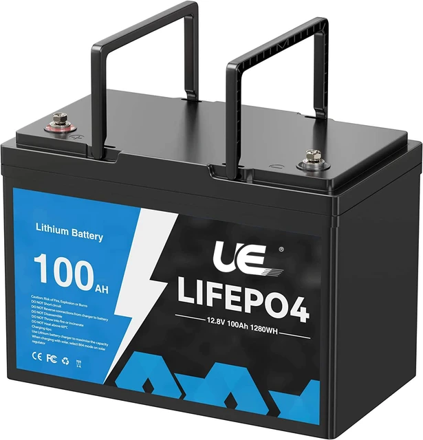 12V 100Ah LiFePO4 Lithium Battery 5000 Deep Cycles Replacement Supply 1280Wh AGM Backup Built-in BMS