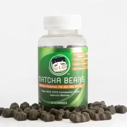 Matcha Bear gummy Matcha Infused Gummy Vitamin & Supplement Made  Slimming Green Tea Extract Gummies For Diet Drops Weight Loss