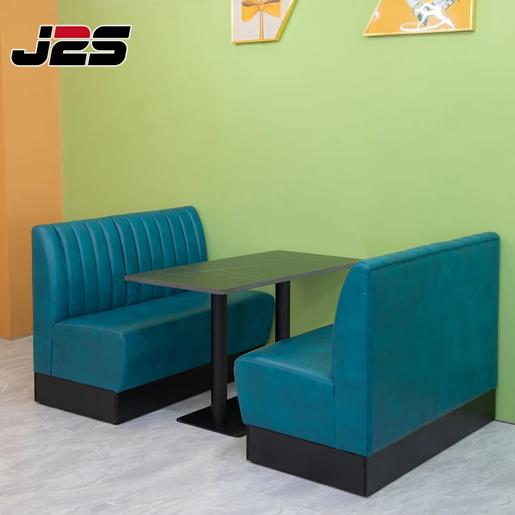 Round Restaurant Booths Seating Pu Leather Restaurant Sofa Bench Set ...