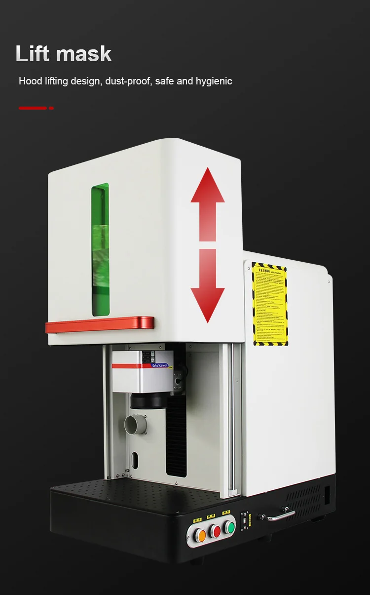 High Quality Laser of 20W 30W 50W the Portable Fiber Laser Marking Machine for Metal manufacture