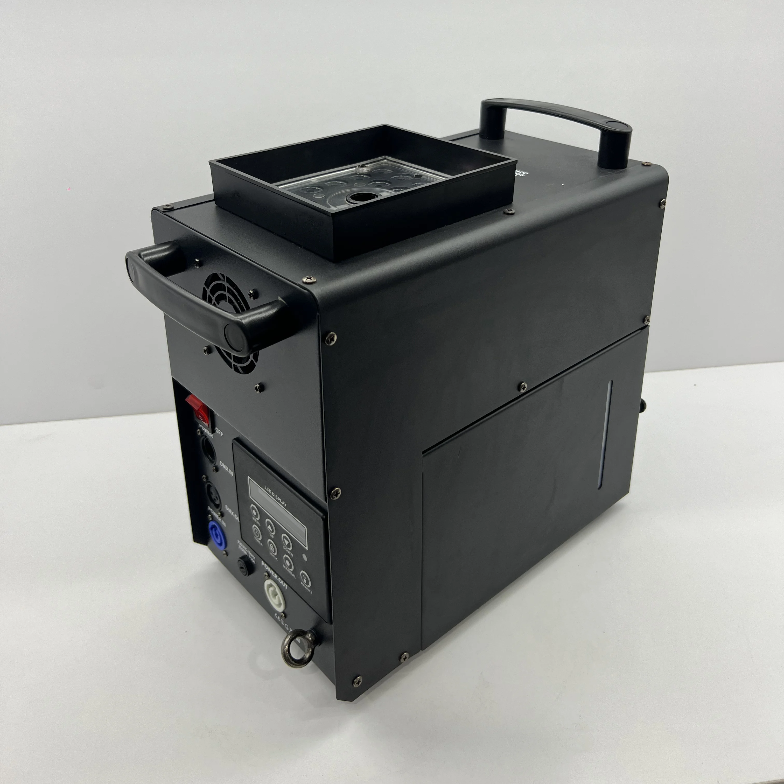 TechStar FL-F013 Heavy Power Vertical Fog Machine 1500W LCD/ Wireless/ DMX	4 in 1 LED Haze Machine Smoke Machine for Wedding