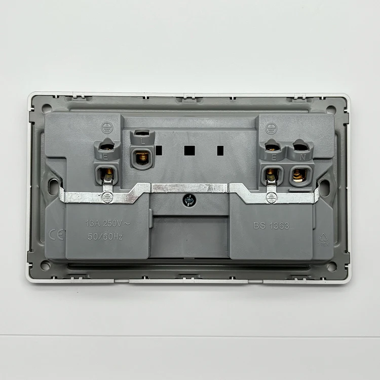 High Quality Double Switch Multi Plug and 16A Wall Socket With Switch Outlet Electric Light Switch Home Kitchen