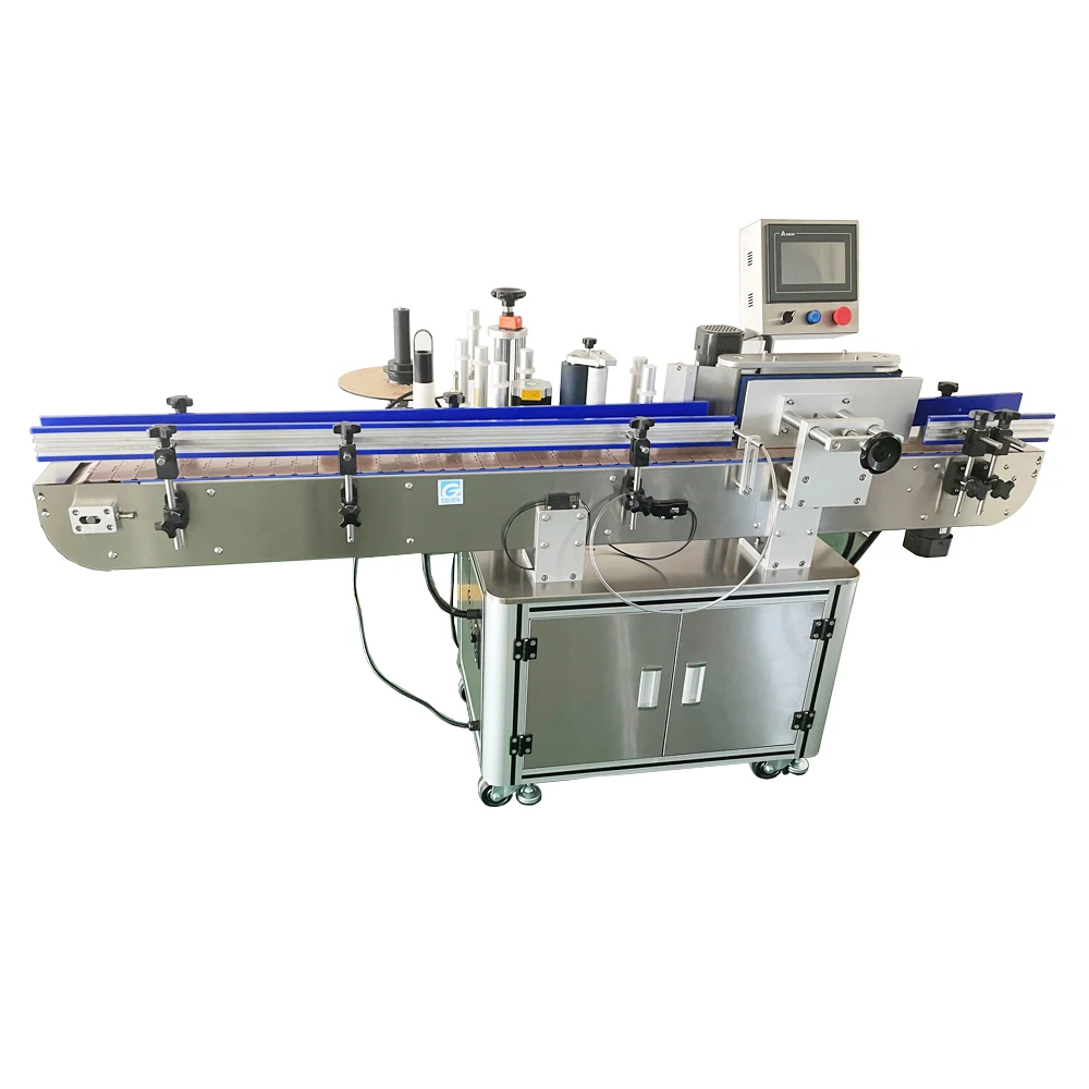 Round Bottles Sticker Labeling Applicator Machine Automatic Round Bottle Labeling Machine