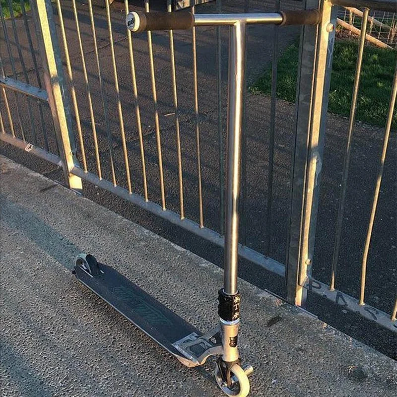 Classic Freestyle T-bar Stunt Scooter Parts SCS Oversized Pro Titanium Scooter Handle Bars