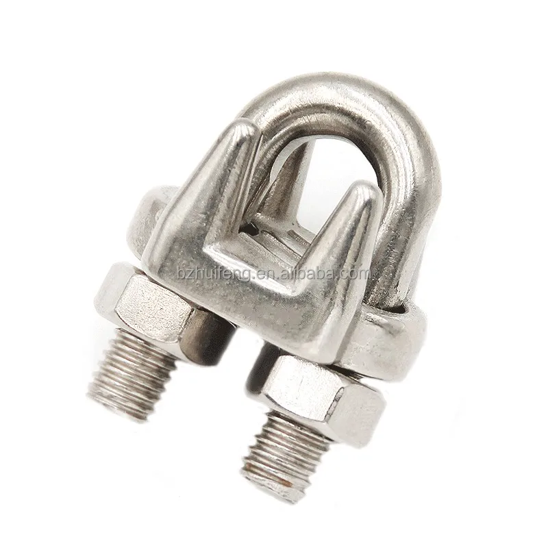 Stainless Steel 304 316 Wire Rope Fittings Wire Rope Clip - Buy Wire ...