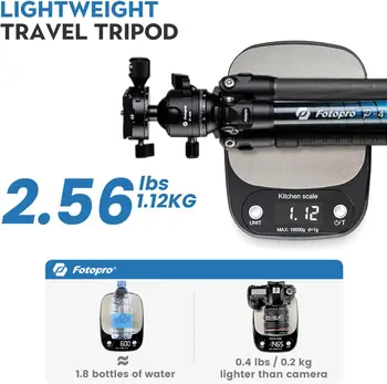 Ultra Stable Lightweight Professional Travel Tripod With 360 Ball Head and Arca Swiss QR Plate for Camera Carbon Fiber Tripod detail image