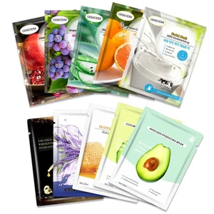Best-selling Natural Avocado & Vitamin C Fruit Plant Moisturizing Whitening Anti-Aging Facial Sheet Mask ODM for All Skin Types