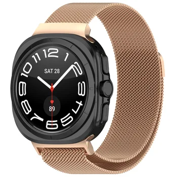 For samsung galaxy Watch 7 ultra Strap Milanese Watch Band Stainless Steel for Watch 7 ultra Correa