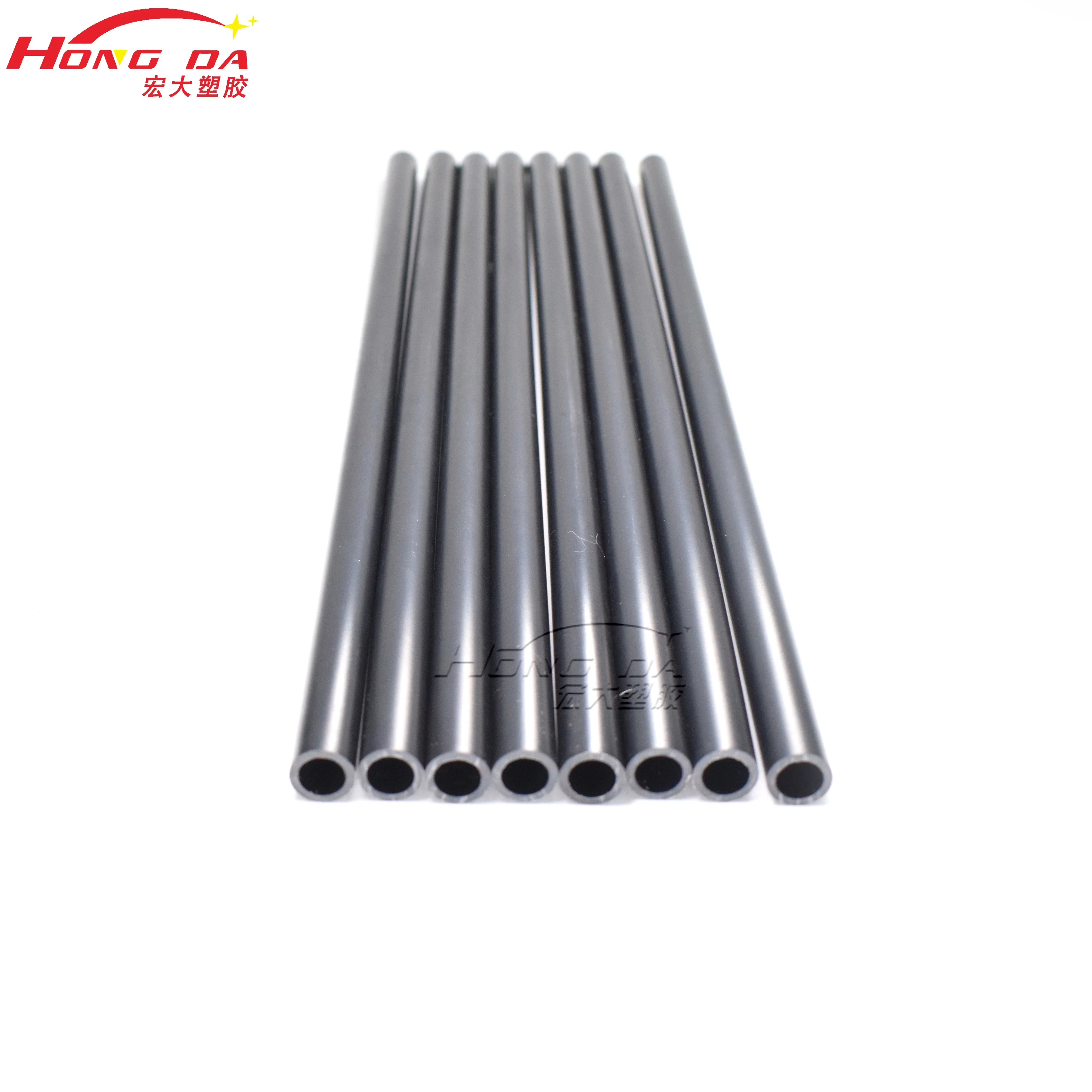 OEM Design Customizable Black ABS Round Profile Tubes PVC Plastic Pipe Extruded ABS Tube for Toy