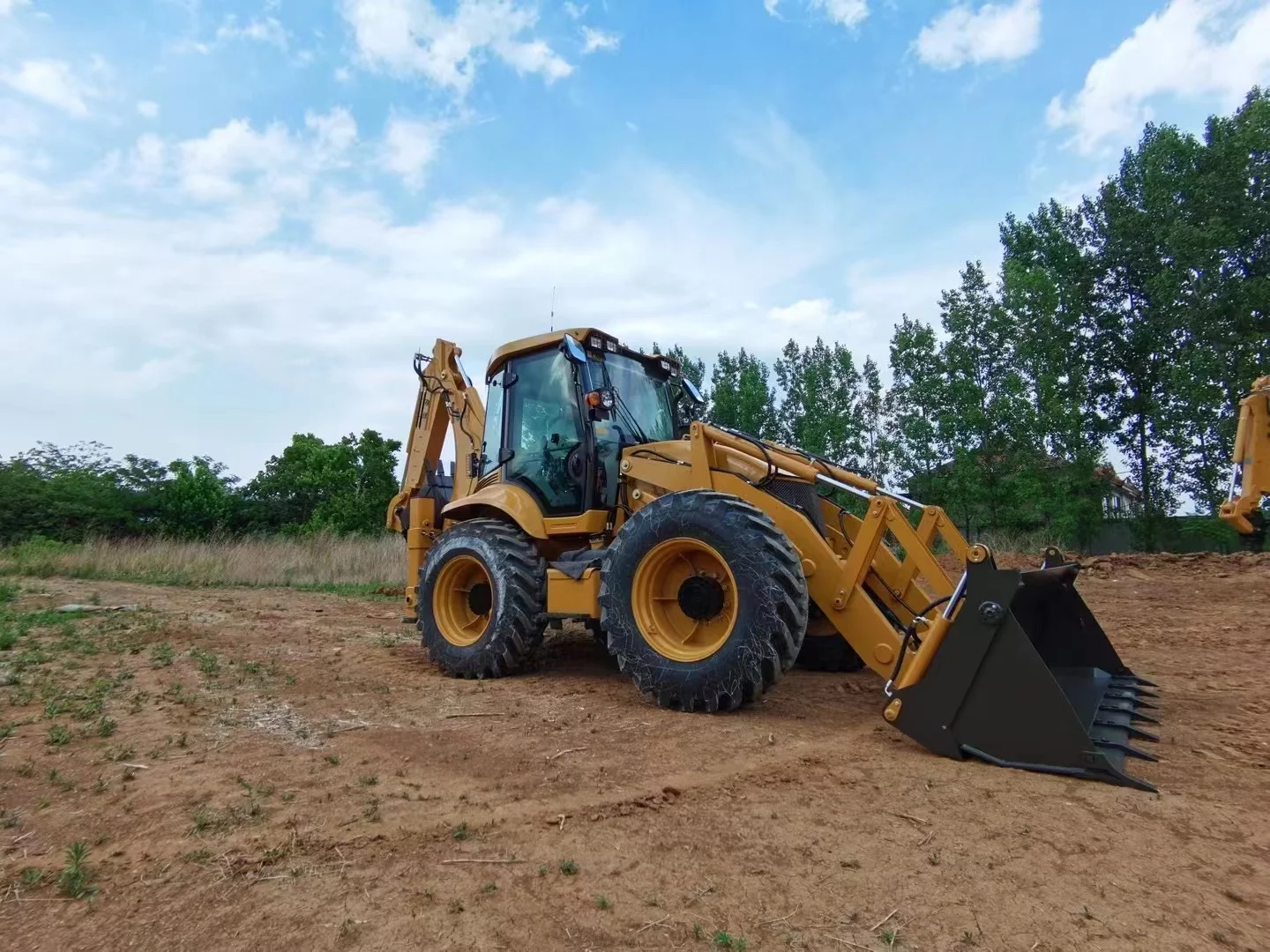 2.5ton Retroexcavadora Backhoe Loaders With A Type Supporting Legs For ...