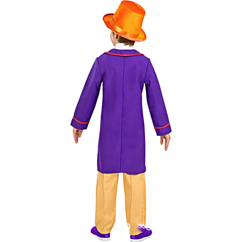 Kids Halloween Costumes Child The Chocolate Factory Deluxe Willy Wonka ...