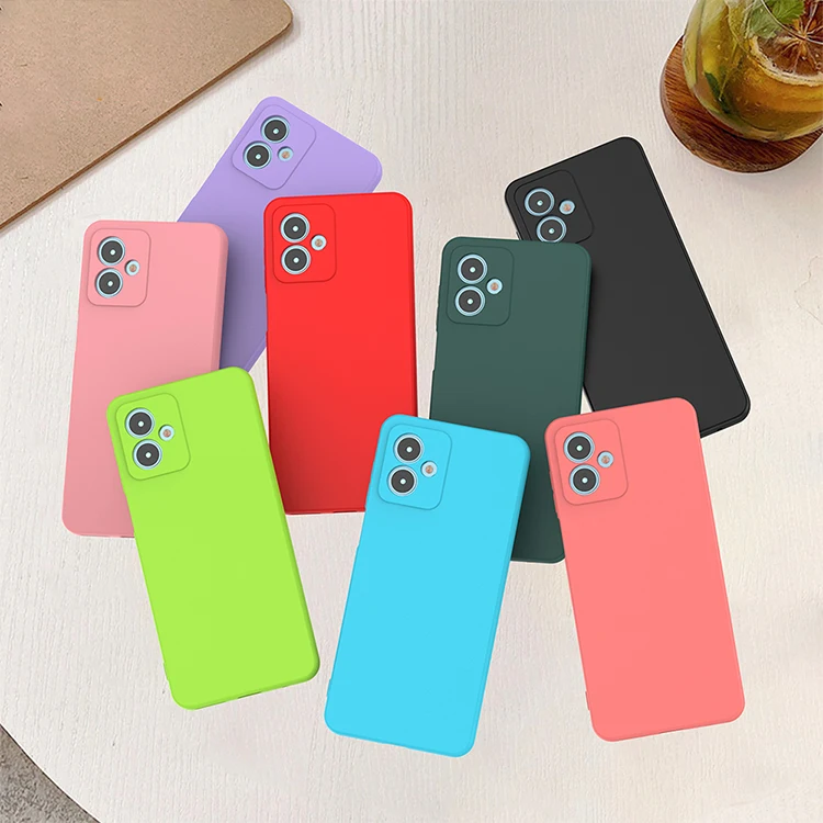 High Quality Silicone Soft Shell Solid Color Creative Shockproof Tpu Mobile Cover Phone Case for Motorola Moto G54