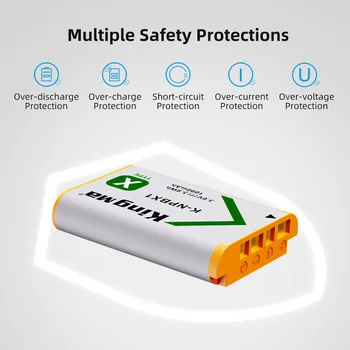 KingMa-NP-BX1 1090mAh Rechargeable Li-ion Battery for Sony RX100 M6 M5 M4 M3 M2 CX240E WX350 RX1R Camera detail image