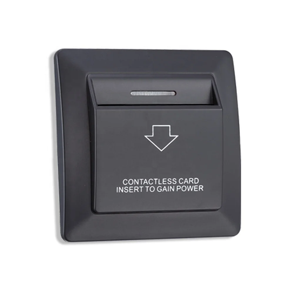 Smart Hotel Mifare Key Card 220V Power Switch 40A Universal Apartment M1 Energy Saving Switch Hotel Power Switch