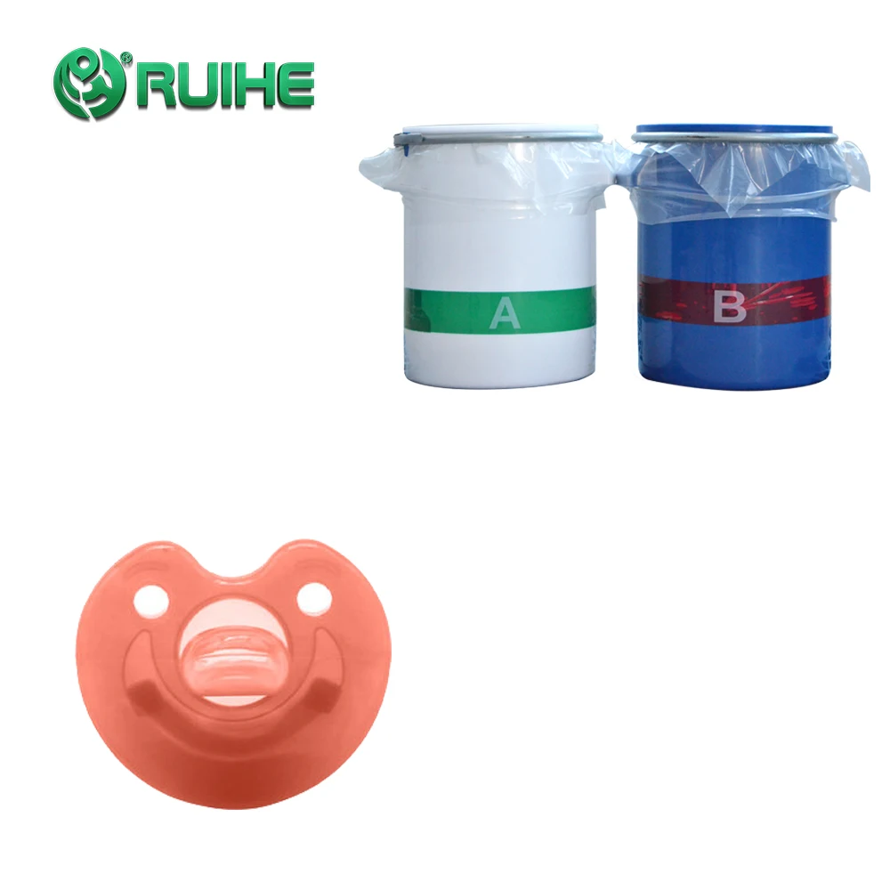 LSR Liquid Silicone Rubber with 15 Shore Hardness and 1:1 Mixing Ratio for Transparent Baby Nipples