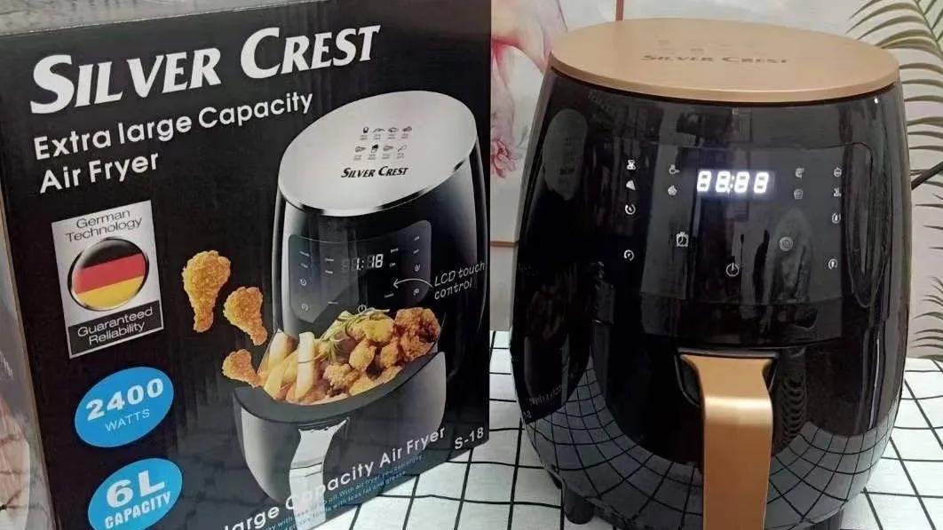 Silver Crest Air Fryer 6l Electric Deep Fryers With Digital Control Pre