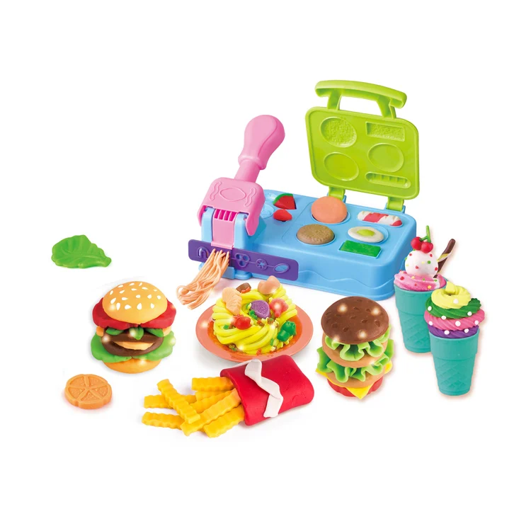 Juguetes Hamburguesa En Plastilina Moldes Para Pasta Plastilina