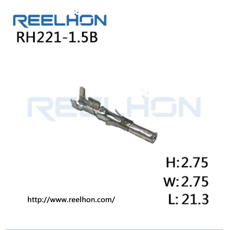Automotive Connector Terminal Waterproof Terminal Reel Wire To Wire Contact Terminal in Bulk Manufactory Reelhon RH221-1.5B