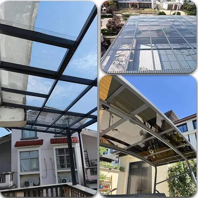 PC clear Polycarbonate Translucent Transparent Polycarbonate Plate Roof Panels Acrylic Plastic Solid 6mm Polycarbonate Sheet