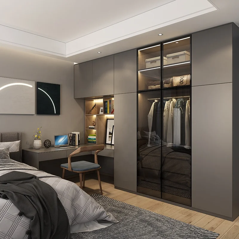 NICOCABINET Custom Quality Modern Italian Design Bedroom Laminate Wardrobe for Her Closet with Best Selling in USA Market