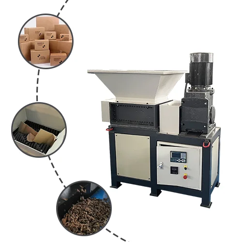 Hot Sale Shredding and Making Wool Pellets Double Shaft Mini Shredder Machine for Sale