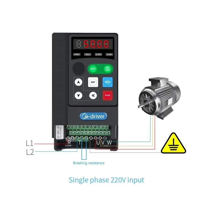 Single phase 220V Input 