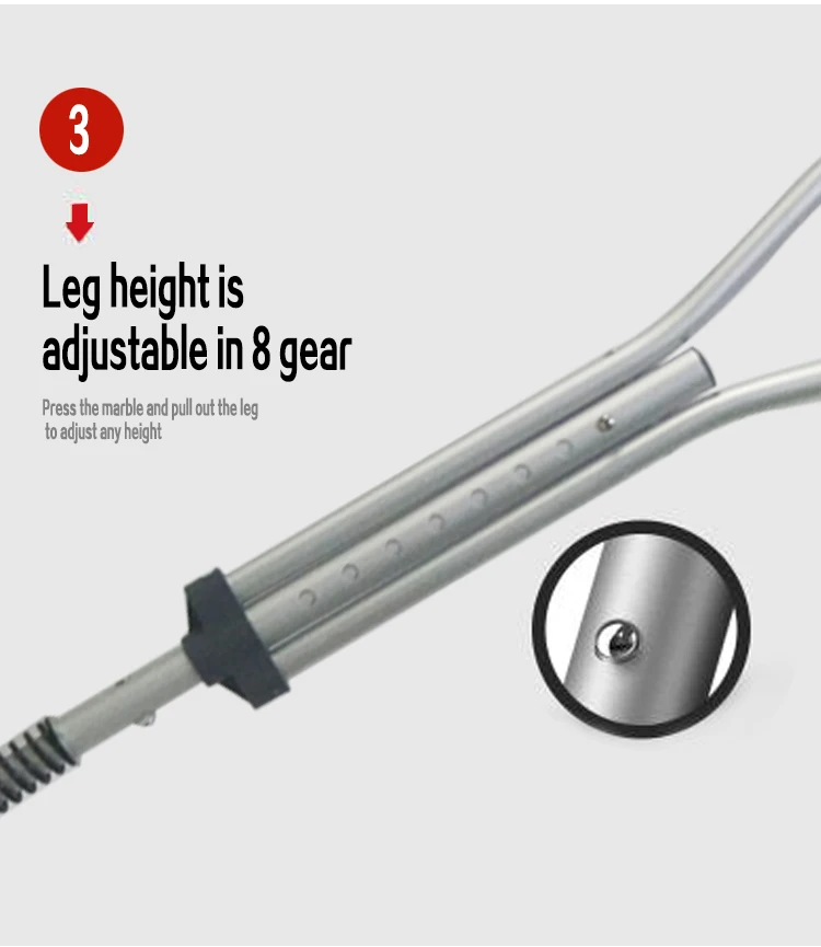 Height Adjustable Medical Crutch With Shock Absorber Buy Height