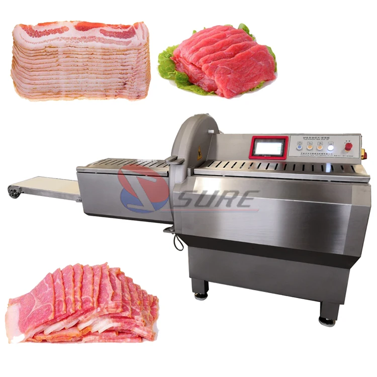 Industrial Beef Bacon Steak Meat Slicing Machine (with portioning
