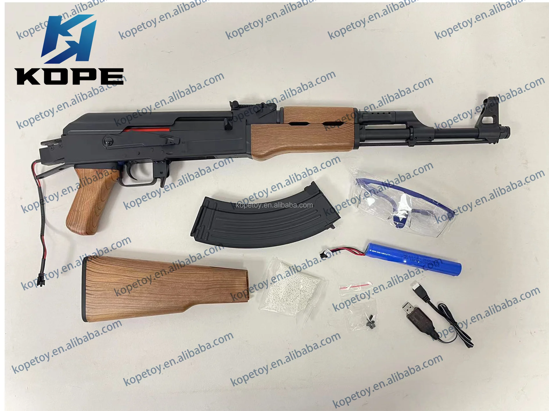 Kopetoy UMP45 chip assault rifle metal gear toy guns gel blaster gun electric ball  water  gun TikTok  same style