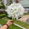 Single head 3d hand-feel hydrangea white