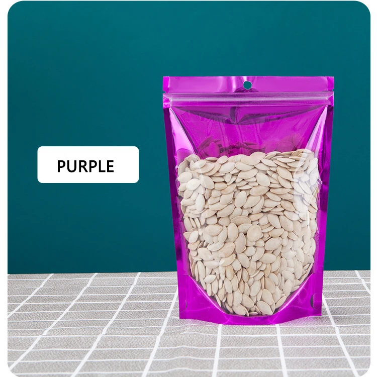 China Suppliers Custom Design Stand up Pickle Packing Plastic Bag Pouches with Zipper for Food Sauce Packaging