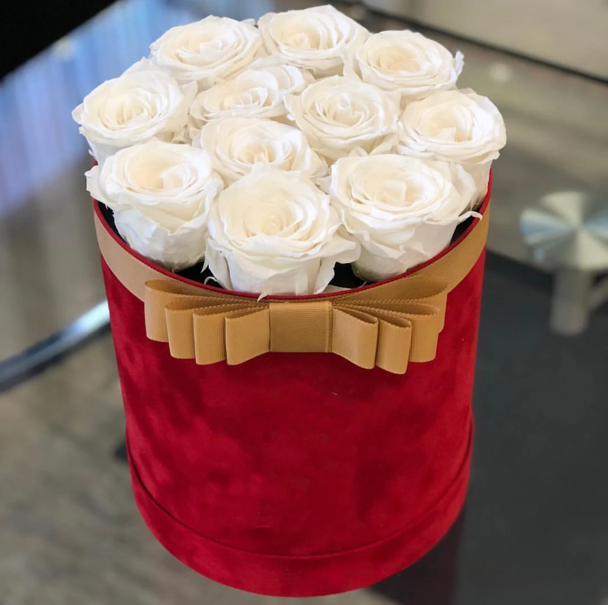 Confezione Regalo in Velluto 4 Pezzi Con Coperchio, Scatola Torta, Scatole di Cartone, Regalo per la Festa della Mamma, Marrone