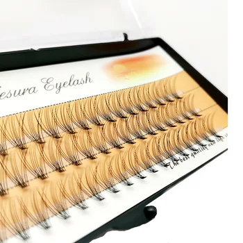 QINGDAO Cut Segmented diy lash extension kit private label cluster lashes kit cluster eyelash wholesale