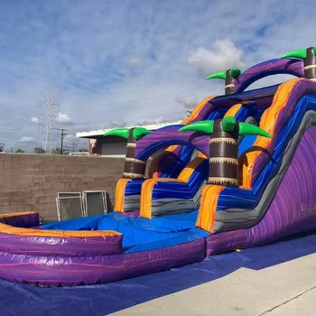 2024 Newest design custom Kid Playground Inflatable Water slide Inflatable air slide For sale
