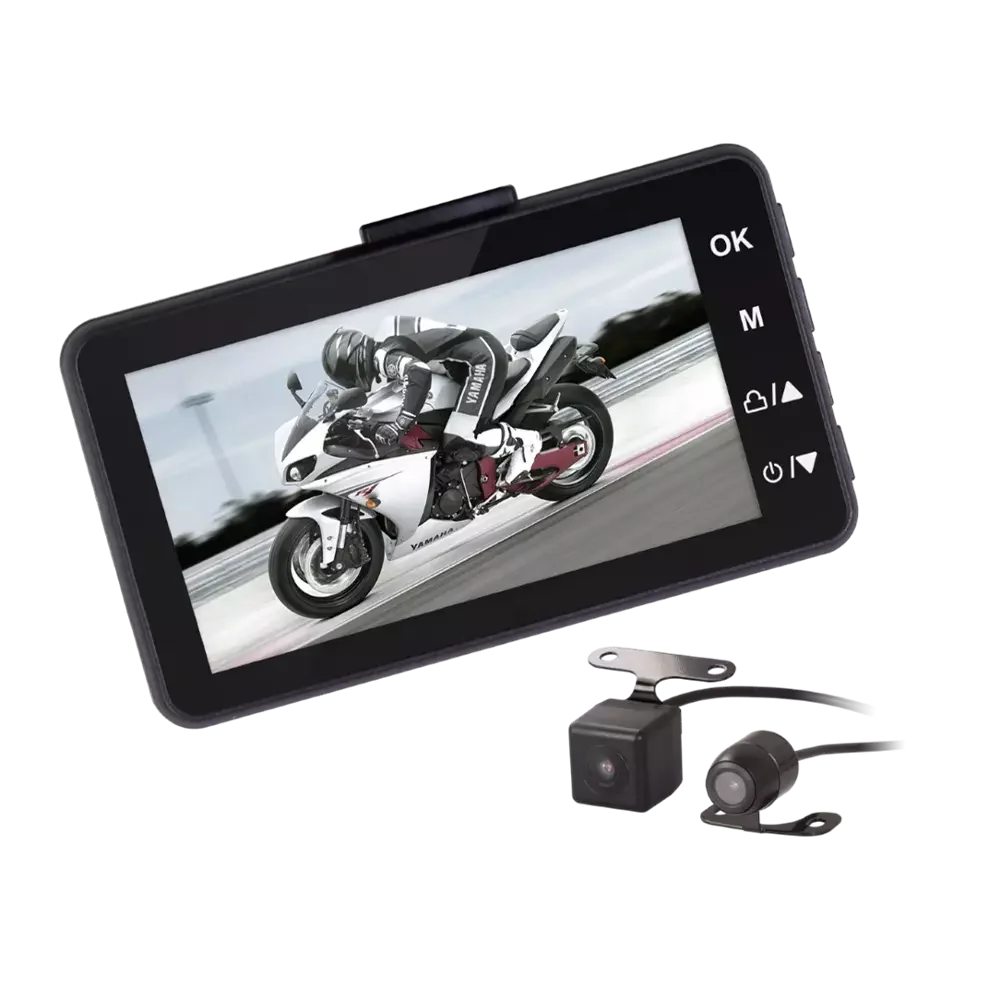 Motorcycle Dash Cam Dual Camera HD 1080P Motorcycle