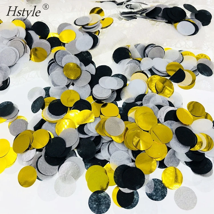 10g/bag 1cm Paper Confetti Mix Color for Wedding Decoration