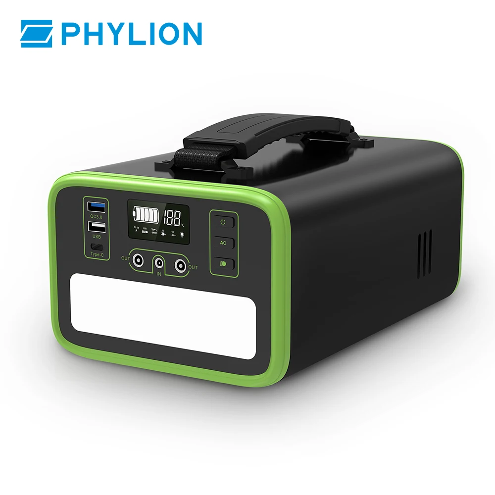 2024 New Arrival N300 Power Station 300W Portable Customizable OEM ODM Lithium Ion Battery Direct Manufacturer EU Plug Home Use