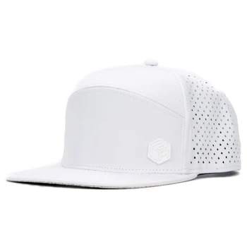 TCAP Custom 6 Panel PVC Rubber Patch Cap  Waterproof Performance Hat