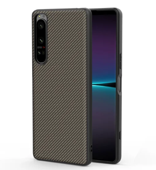 Laudtec Carbon fiber Mobile Phone Case For Sony Xperia1 IV Mobile Protective Cover Case Ultra-thin anti-drop Shockproof