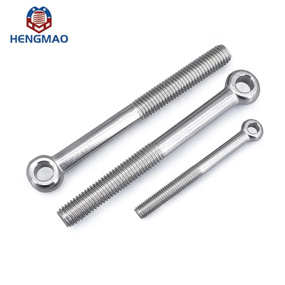 Factory Supplies Ss304 Din444 Eyebolts Lifting Eye Bolt Eye Screw